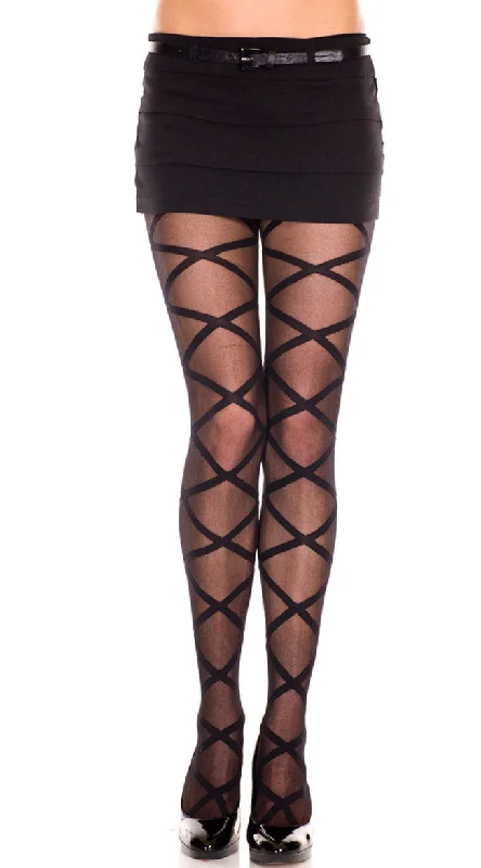 Reflective PantsCriss Cross Pantyhose