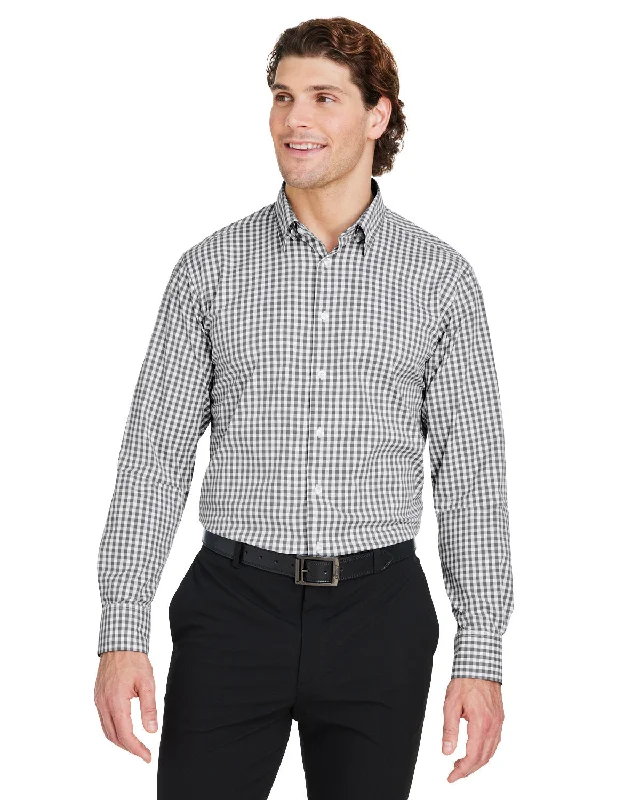 Devon & Jones DG536 CrownLux Performance Men's Gingham ShirtLace-Up Shirts