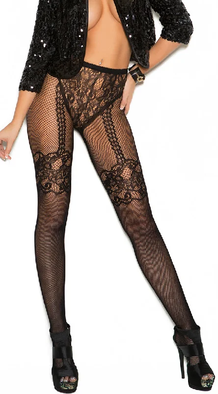 Yoga PantsFishnet and Lace Crochet Pantyhose