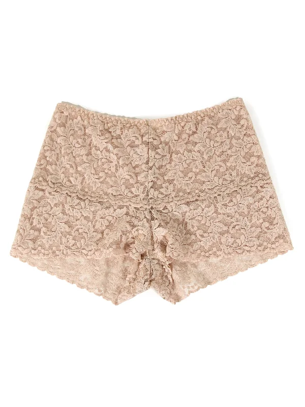 Low-riseRetro Lace Hot Pant Chai