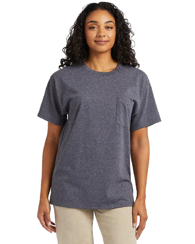 Hanes 5290P Unisex Essential Pocket T-ShirtSequined Shirts