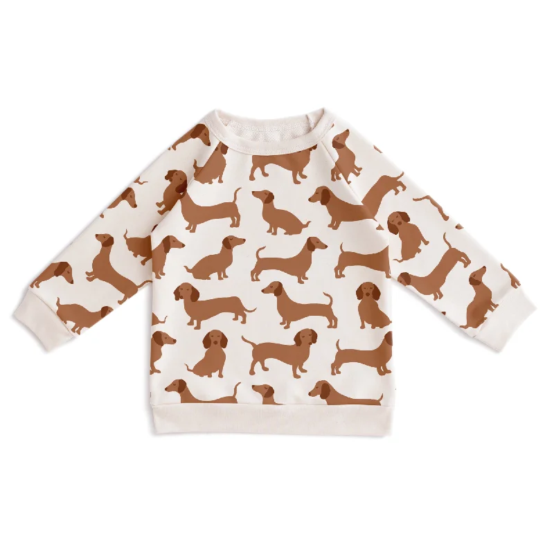 Outdoor SweatshirtsSweatshirt - Dachshunds Brown