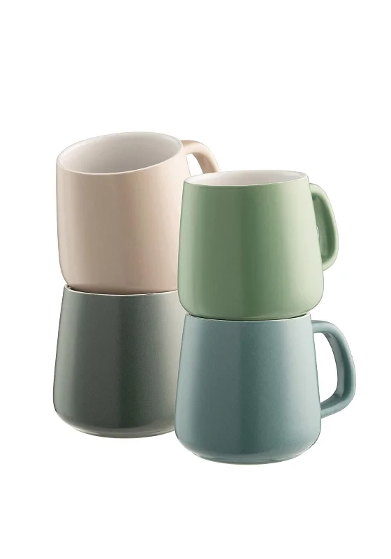 Belleek Living 4 Piece Mug Set, Air & Water