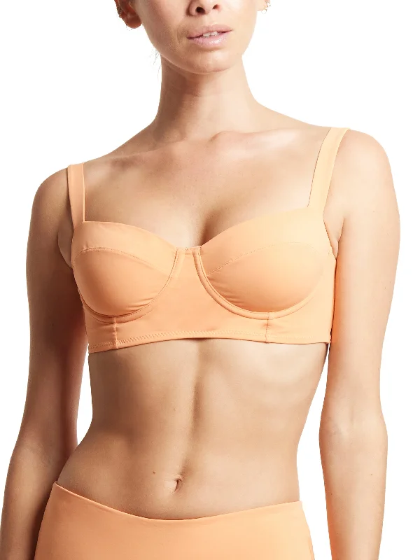 Cropped bikiniBalconette Bikini Swimsuit Top Florence Orange