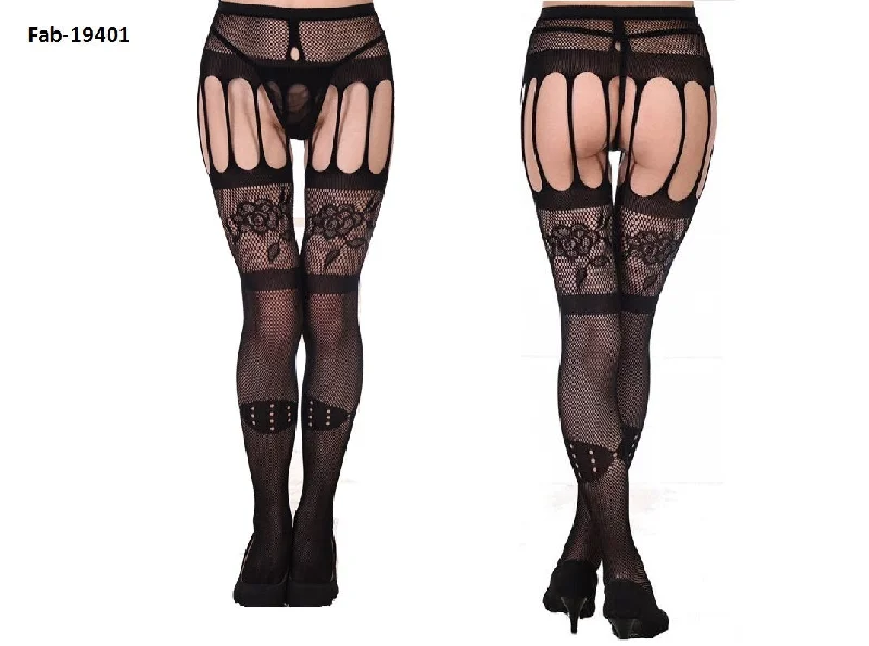 Cropped PantsPantyhose Thigh-High FAB-19401