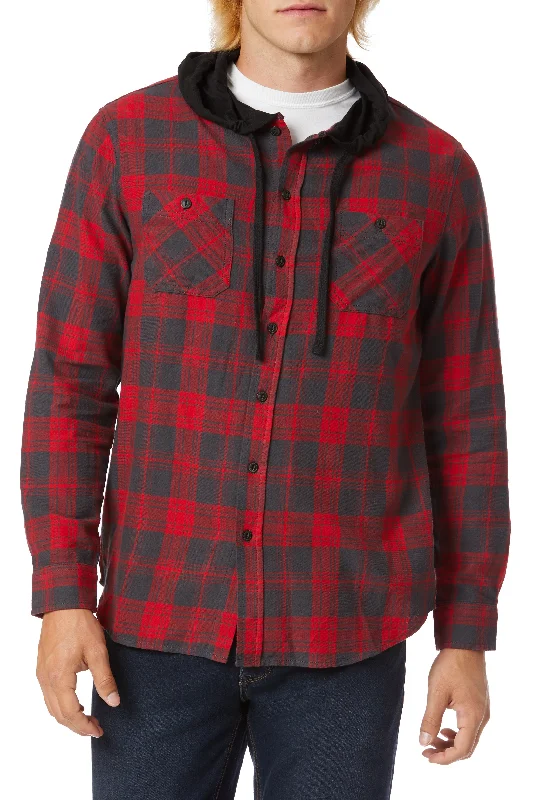 Windbreaker SweatshirtsSwitchback Flannel Hoodie - Big and Tall