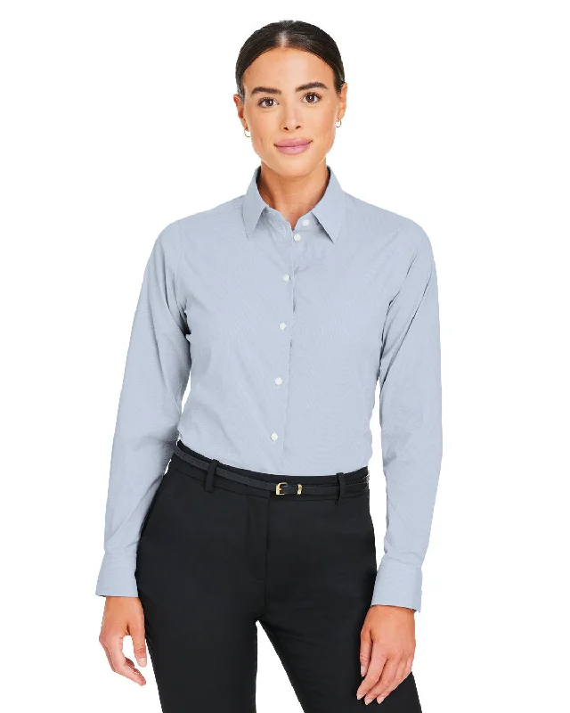 Devon & Jones DG537W CrownLux Performance Ladies' Microstripe ShirtTravel Shirts