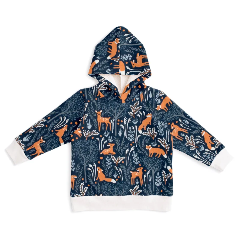 Logo HoodiesHoodie - Deer & Foxes Night Sky