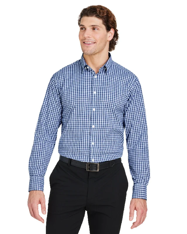 Devon & Jones DG536 CrownLux Performance Men's Gingham ShirtTasseled Shirts