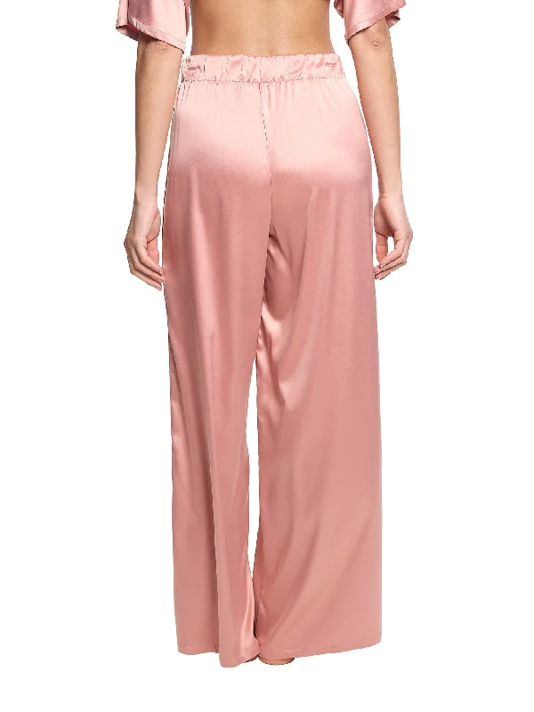 Stretch PantsSatin Sleep Pant Rose Latte Pink