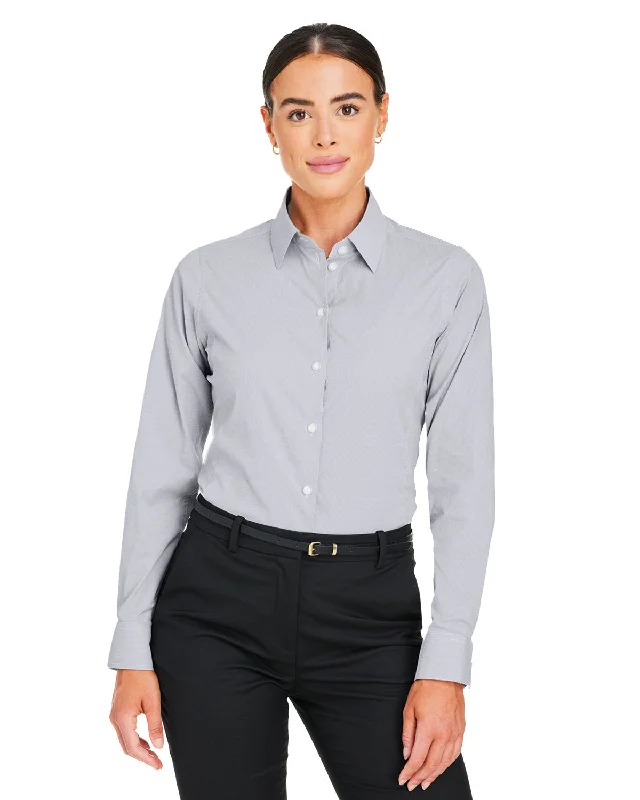 Devon & Jones DG537W CrownLux Performance Ladies' Microstripe ShirtWork Shirts