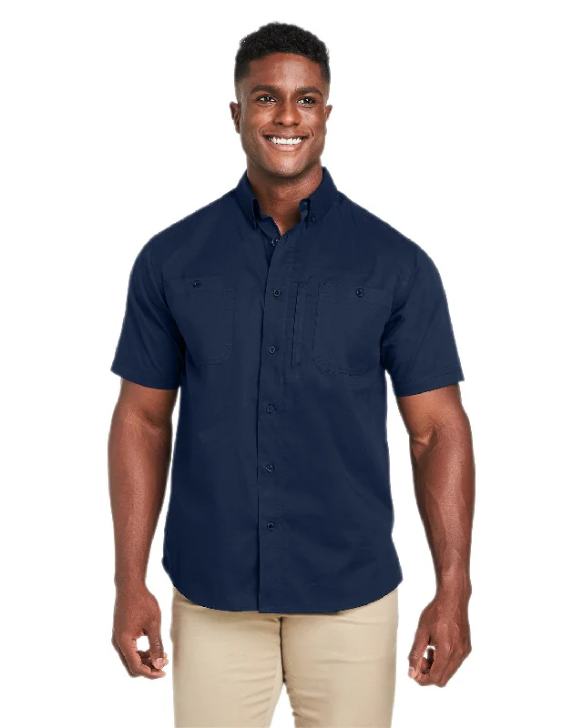 Harriton M585 Men's Advantage IL Short-Sleeve Work ShirtStudded Shirts