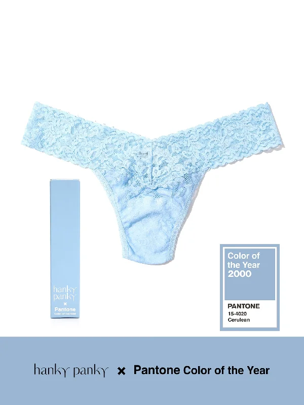 Swim TrunksSignature Lace Low Rise Thong | PANTONE 15-4020 Cerulean Blue