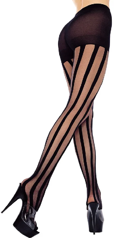 Waterproof PantsSheer Pantyhose With Stripes