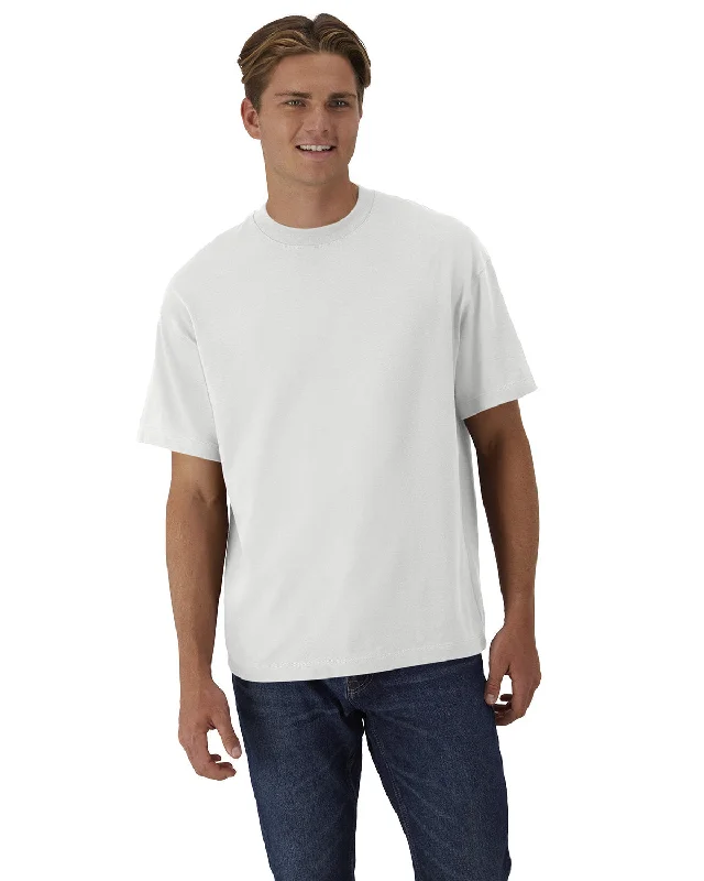 Hanes 5180R Unisex Retro Beefy T-ShirtRibbed Cuff Shirts