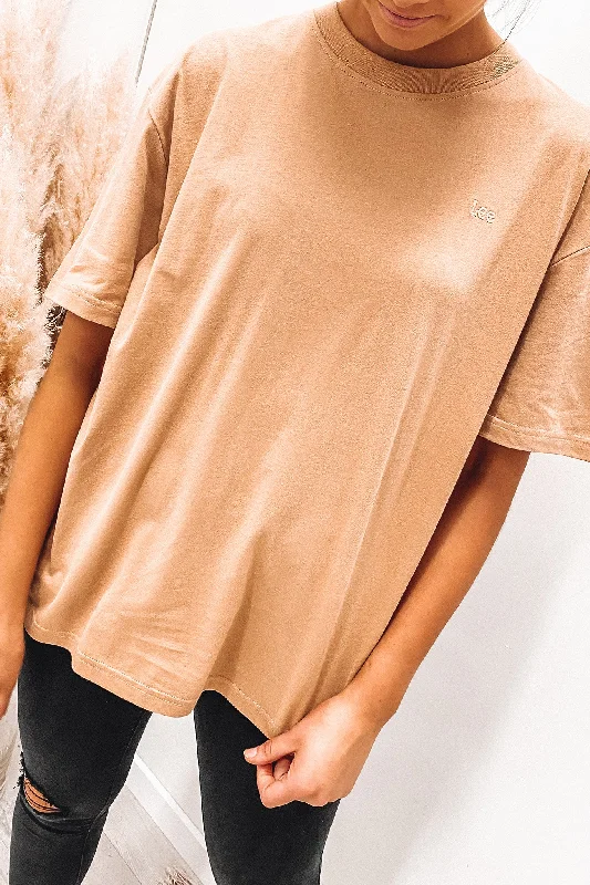 Button-Up T-ShirtsBaggy Tee Iced Coffee