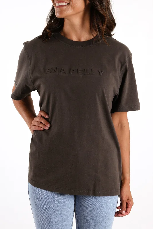 Recycled Fabric T-ShirtsBoss Logo Tee Faded Black