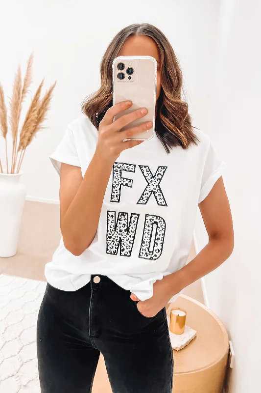 Asymmetrical T-ShirtsFxwd Tee White