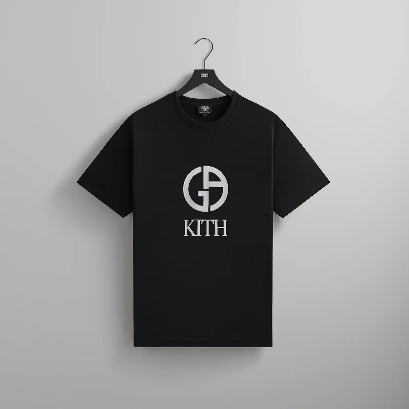 Fishing T-ShirtsKith & Giorgio Armani Tee - Black