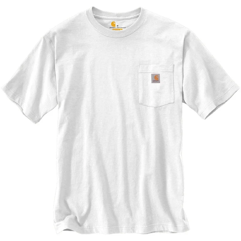 Velvet T-ShirtsK87 - Loose Fit Heavyweight Pocket Tee, White