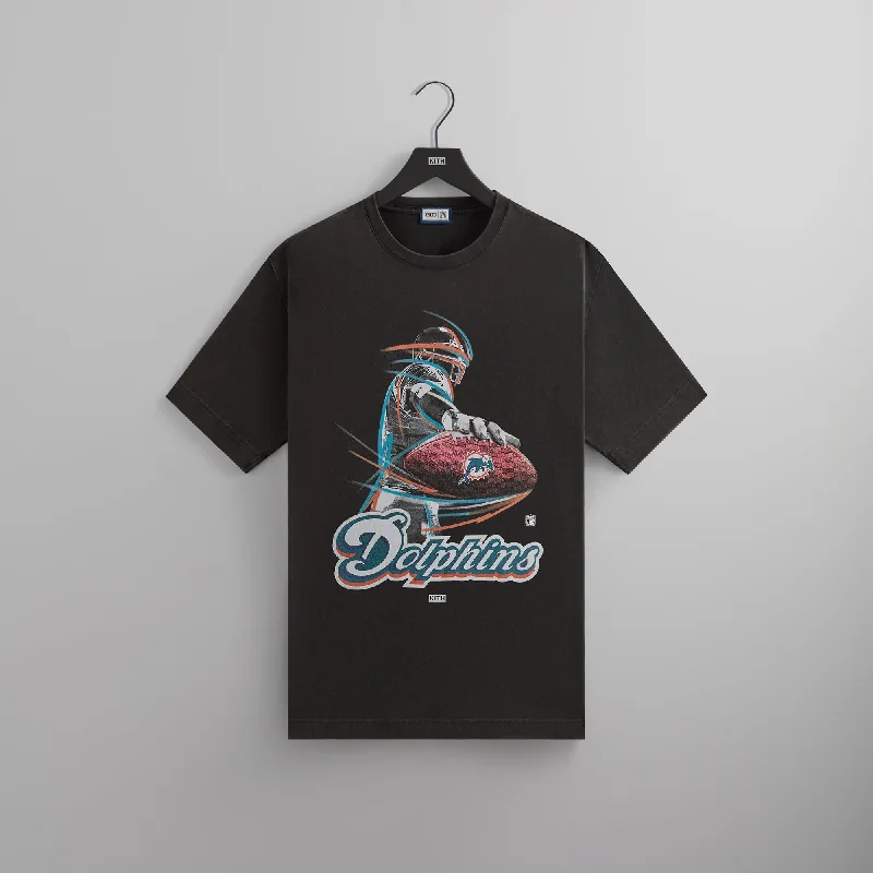 Organic Cotton T-ShirtsKith & '47 for the NFL: Dolphins Vintage Tee - Black