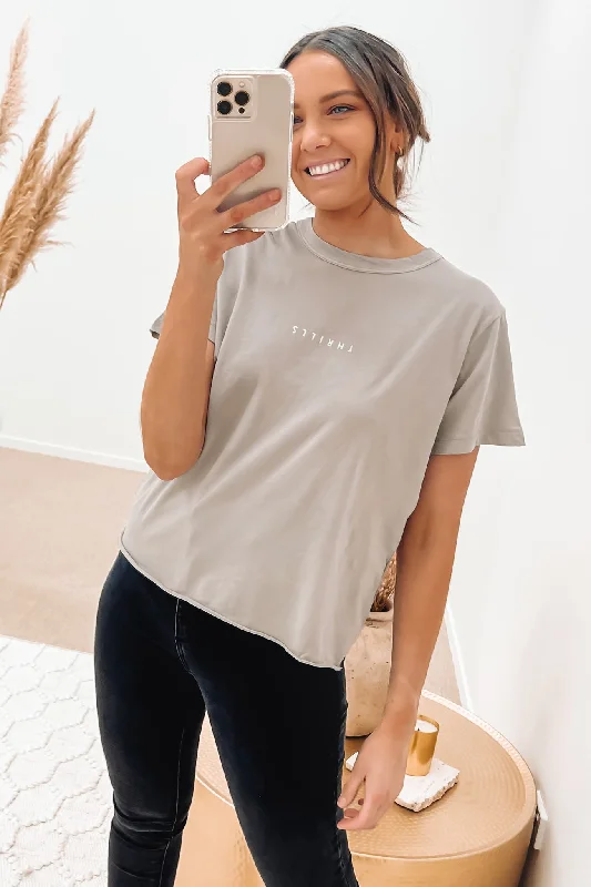 Off-Shoulder T-ShirtsMinimal Thrills Relaxed Tee Gravel