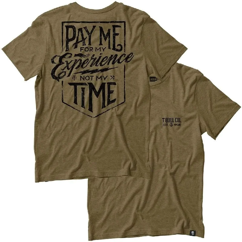 College T-ShirtsPay Me Tee - Military Green