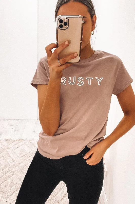 Quick-Dry T-ShirtsRusty Must Essentials Tee Lilac Dusk