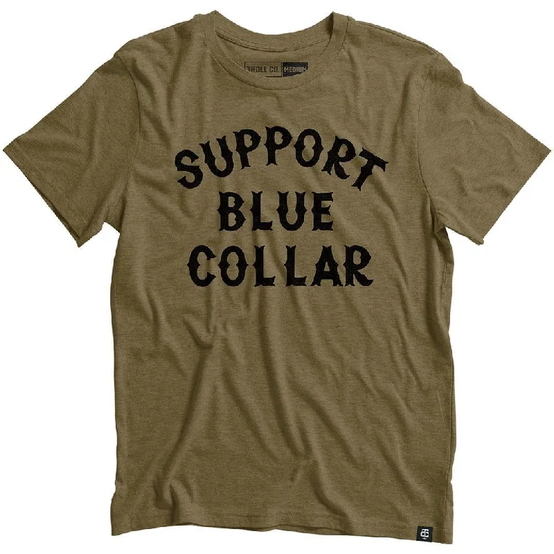 Artist T-ShirtsSUPPORT BLUE COLLAR TEE: Green