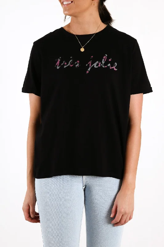 Mesh T-ShirtsTres Jolie Tee Black