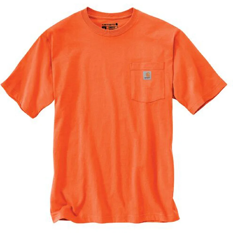 Minimalist T-ShirtsK87 - Loose Fit Heavyweight Pocket Tee, Bright Orange