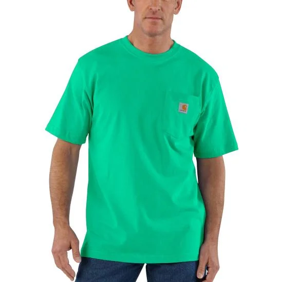 Hemp T-ShirtsK87 - Loose Fit Heavyweight Pocket Tee, Malachite (Seasonal)