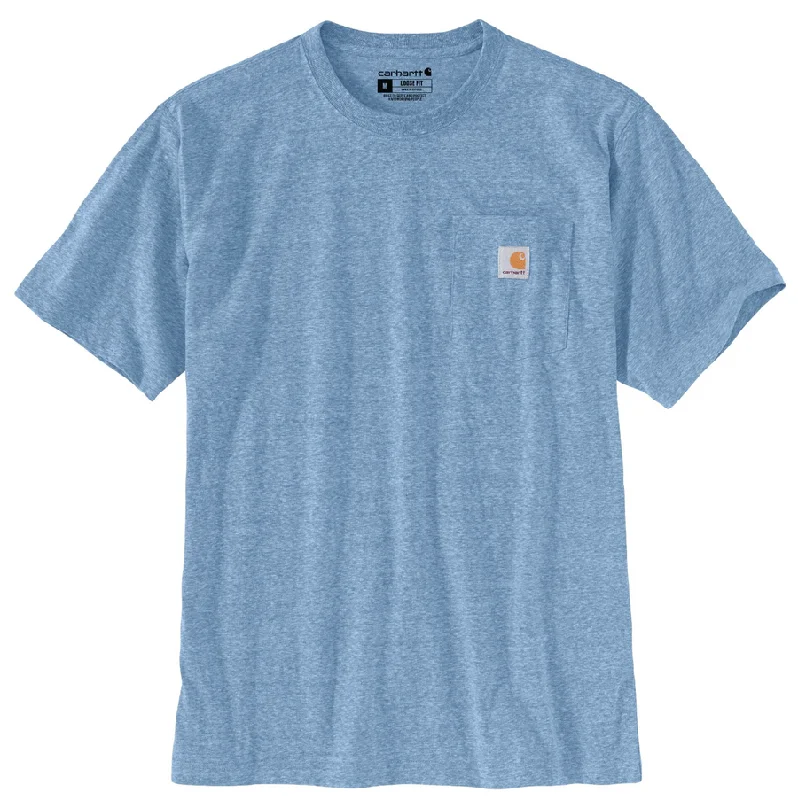 Metallic T-ShirtsK87 - Loose Fit Heavyweight Pocket Tee, Skystone Heather (Seasonal)