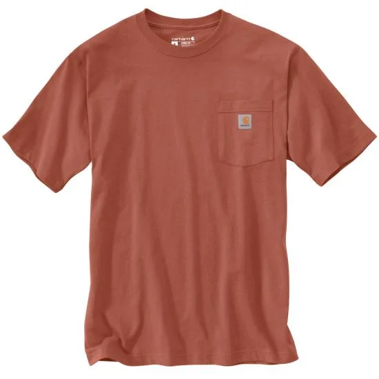 French Terry T-ShirtsK87 - Loose Fit Heavyweight Pocket Tee, Terracotta (Seasonal)